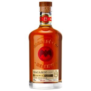 Bacardi Reserva Ocho 8 Anos Rare Gold Rum 70cl