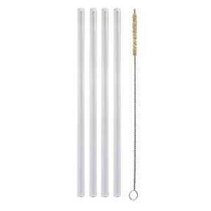 Bar Professional Drinking Straws Glass 4pk