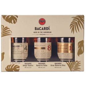 Bacardi Aged in the Caribbean Discovery Pack 3 x 10cl