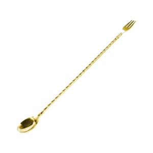 The Premium Speakeasy Collection Barspoon Trident Gold 30cm
