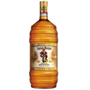 Captain Morgan Spiced Gold Rum Barrel Bottle 1.5L