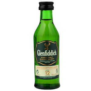 Glenfiddich Single Malt 12Y Scotch Whisky (Mini) 5cl