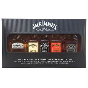 Jack Daniel's Family of Fine Spirits 5 x 5cl