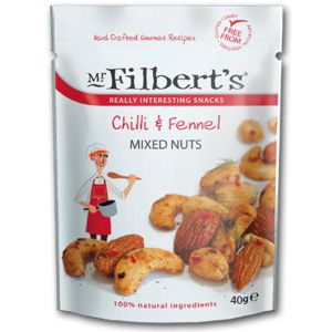 Mr Filberts Mixed Nuts Chilli and Fennel 40g