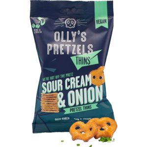 Olly's Pretzels Sour Cream & Onion 35g
