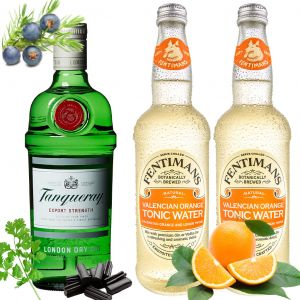 Tanqueray Gin en Fentimans Orange Tonic Pakket 70cl & 2 x 500ml