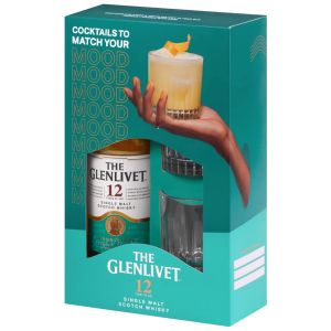 The Glenlivet 12Y Single Malt Scotch Whisky Cadeaupakket 70cl