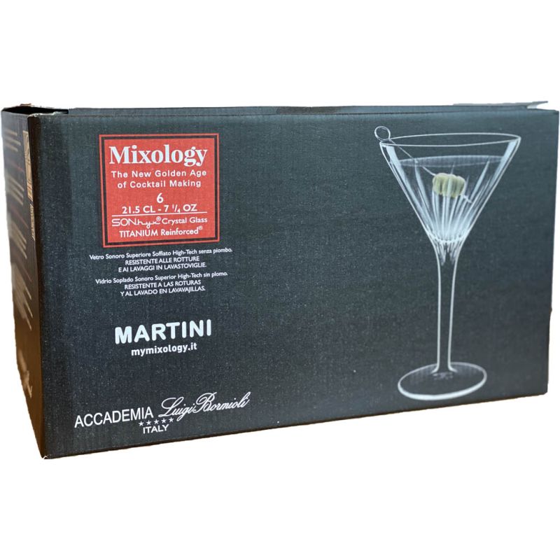 lamp Vaak gesproken bloem Buy Luigi Bormioli Mixology Martini Glazen 6pk online? | GinFling.dk