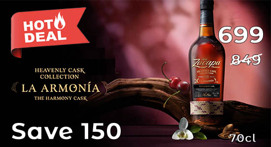 Zacapa La Armonia Harmony Cask Edition Rum 70cl Hot Deal - Save 150