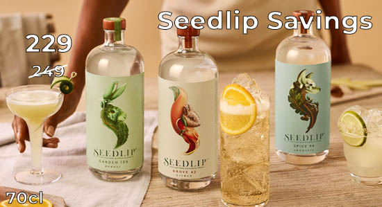 Seedlip Alcohol Free Savings