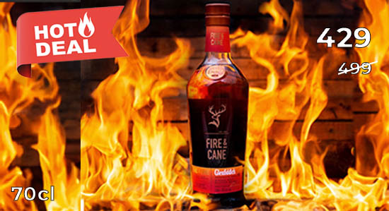Glenfiddich Fire & Cane Single Malt Scotch Whisky 70cl Hot Deal